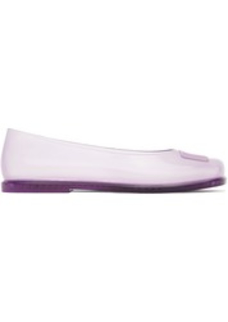 Marc Jacobs Purple Melissa Edition Ruby Ballerina Flats