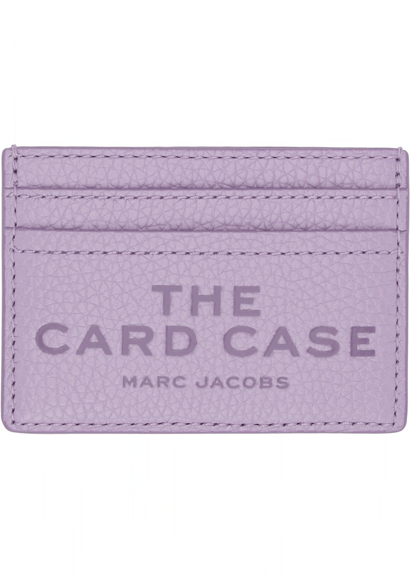 Marc Jacobs Purple 'The Leather Card Case' Card Holder