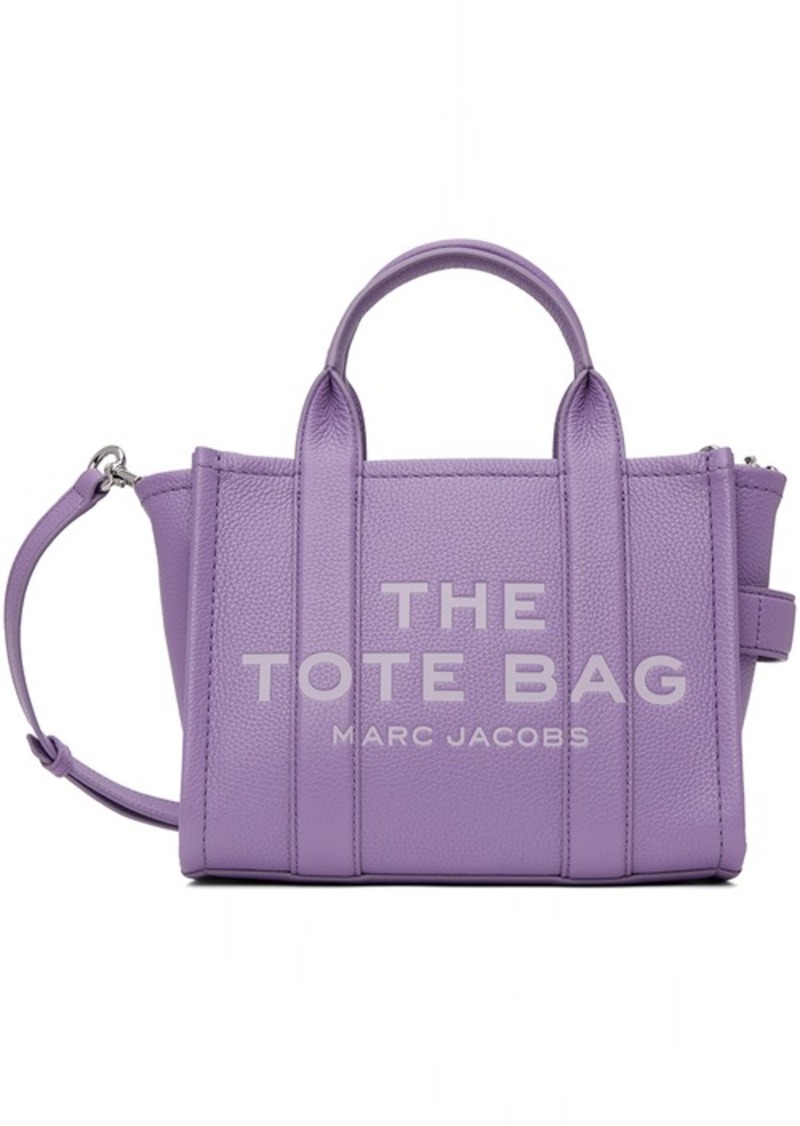 Marc Jacobs Purple 'The Leather Small' Tote