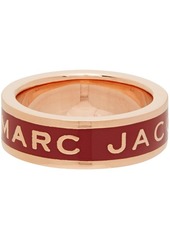 Marc Jacobs Rose Gold & Pink 'The Medallion' Ring