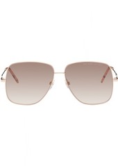 Marc Jacobs Rose Gold Aviator Sunglasses