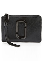 Marc Jacobs Saffiano Leather ID Wallet in Black at Nordstrom