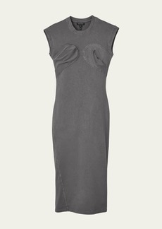 Marc Jacobs Seamed Up Body-Con Midi Dress