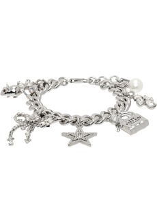 Marc Jacobs Silver 'Cats Out of the Bag' Charm Bracelet