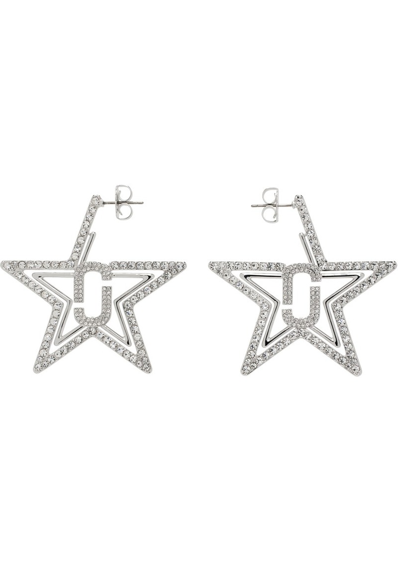 Marc Jacobs Silver J Marc Star Hoop Earrings