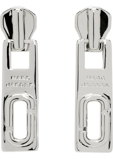 Marc Jacobs Silver J Marc Zipper Earrings