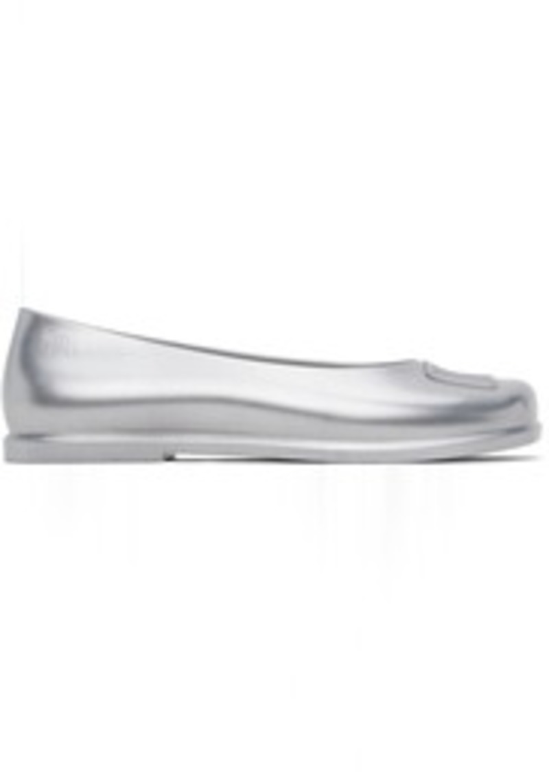 Marc Jacobs Silver Melissa Edition Ruby Ballerina Flats