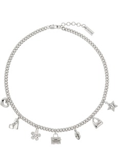 Marc Jacobs Silver 'The Mini Icon Charm' Necklace