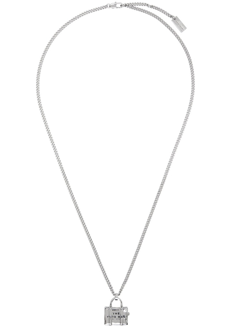 Marc Jacobs Silver 'The Tote Bag' Necklace