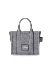 MARC JACOBS  THE GALACTIC GLITTER MINI TOTE SILVER BAG
