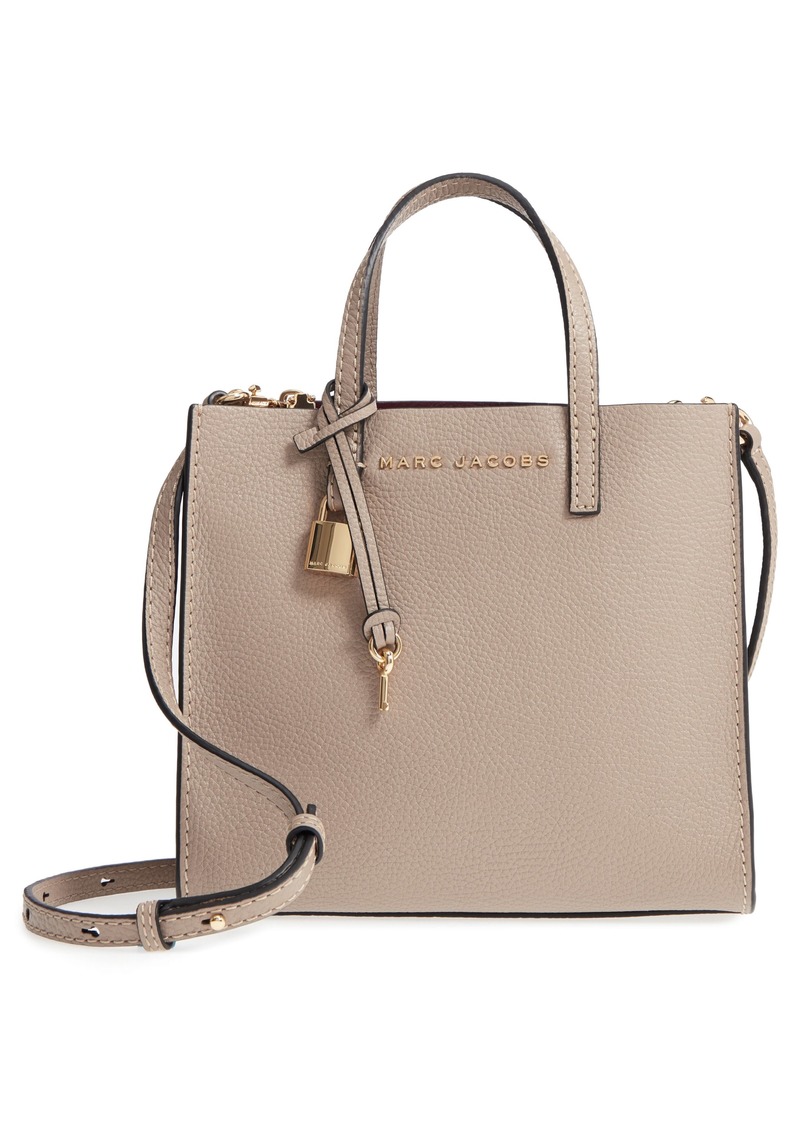 MARC JACOBS The Grind Mini Colorblock Leather Tote
