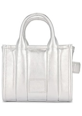 Marc Jacobs The Metallic Leather Crossbody Tote Bag