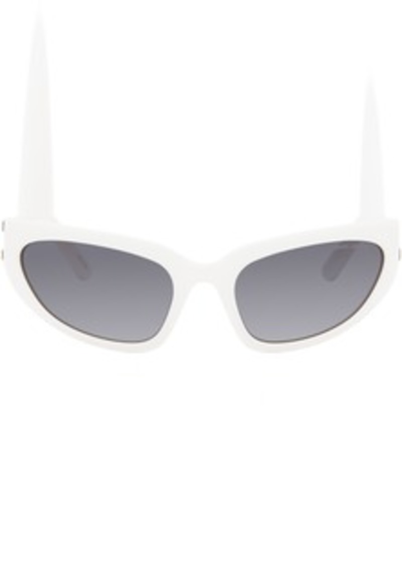 Marc Jacobs White Bold Logo Wrapped Sunglasses