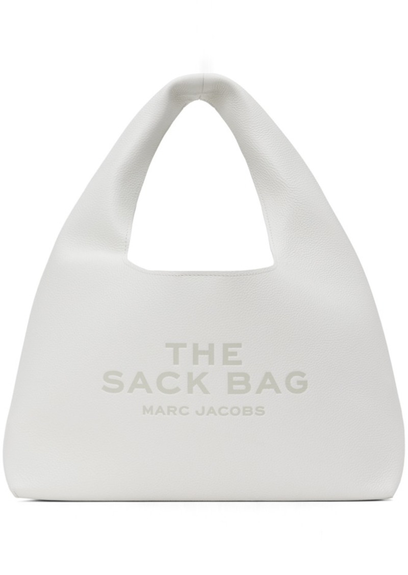 Marc Jacobs White 'The Sack Bag' Tote