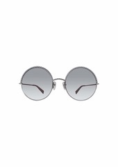 Marc Jacobs Women's MARC169/S Round Sunglasses Ruthenium RED/Gray MS Silver