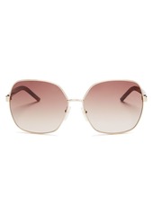 MARC JACOBS Women's Polarized Oversized Square Sunglasses, 61mm