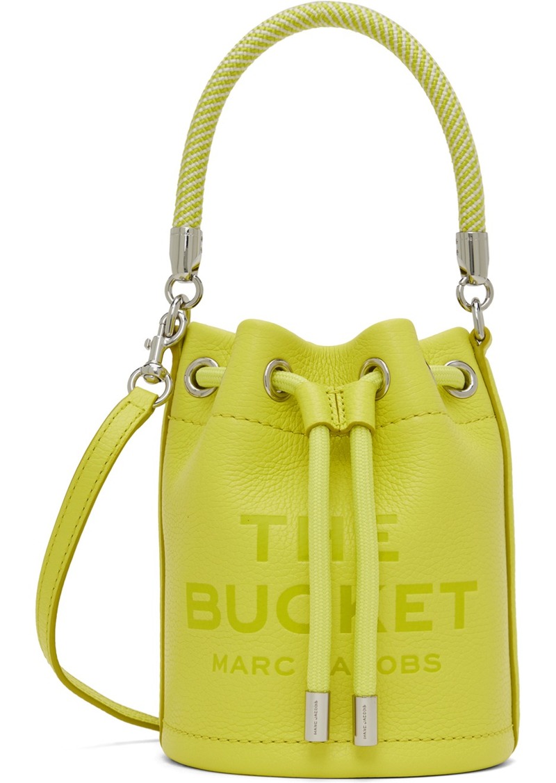 Marc Jacobs Yellow 'The Leather Mini Bucket' Bag