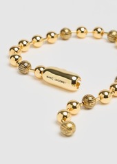 Marc Jacobs Monogram Ball Chain Collar Necklace