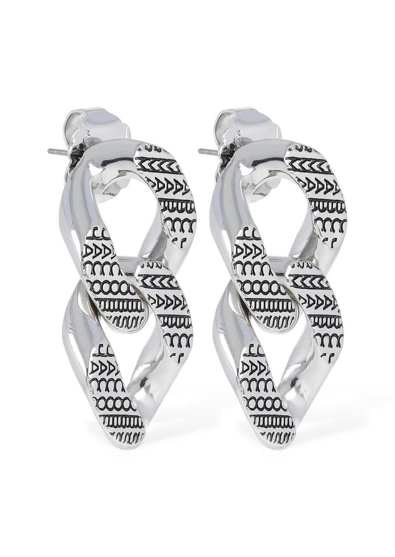 Marc Jacobs Monogram Chain Link Earrings