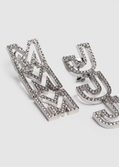 Marc Jacobs Monogram Crystal Drop Earrings