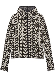 Marc Jacobs Scuba monogram-print zip-up hoodie