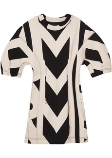 Marc Jacobs monogram-print seam-detail dress