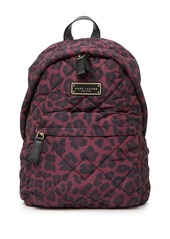 Marc Jacobs Quilted Nylon Printed Backpack