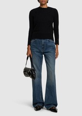 Marc Jacobs Shrunken Cashmere Blend Cable Cardigan