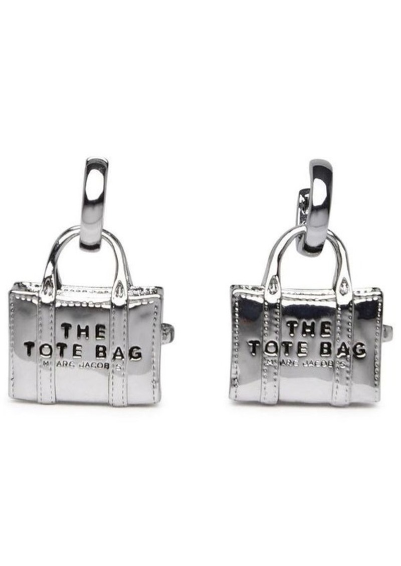 Marc Jacobs Silver brass Tote Bag earrings