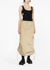 Marc Jacobs cargo midi skirt