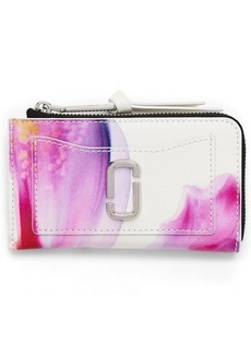 Marc Jacobs The Future Floral Utility Snapshot Top Zip Multi Wallet