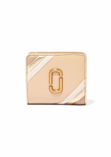 Marc Jacobs The Glam Shot shiny mini compact wallet