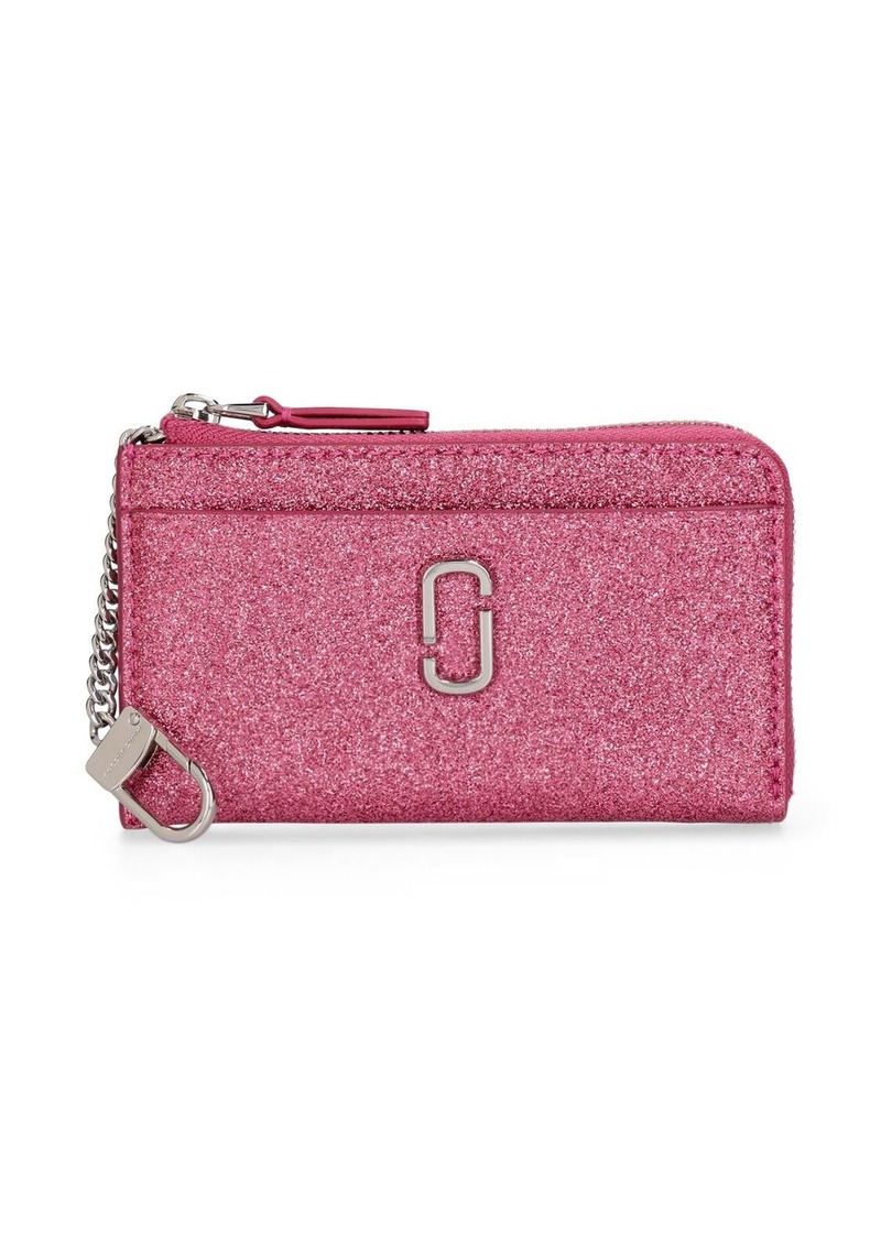Marc Jacobs The Glitter Logo Leather Wallet