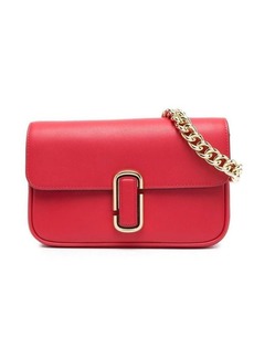 The J Red Leather Crossbody Bag Marc Jacobs Woman