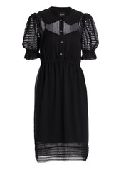 Marc Jacobs The Kat Short-Sleeve Collared Dress