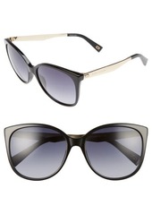 The Marc Jacobs 56mm Gradient Lens Butterfly Sunglasses