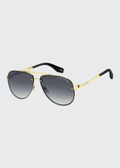 The Marc Jacobs Gradient Aviator Sunglasses