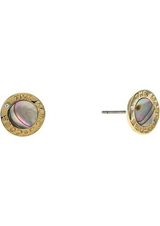 Marc Jacobs The Medallion Abalone Earrings