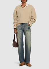 Marc Jacobs The Washed High Rise Straight Jeans