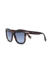 Marc Jacobs tortoiseshell-effect square sunglasses