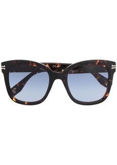 Marc Jacobs tortoiseshell-effect square sunglasses