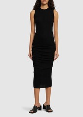 Marc Jacobs Twist Fine Ribbed Wool Dress