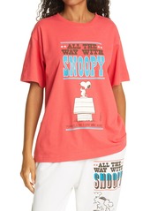 Marc Jacobs x Peanuts(R) The T-Shirt in Washed Red at Nordstrom