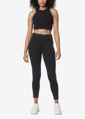 Marc New York Andrew Marc Sport Women's Full Length Pull On Legging Pants - Black