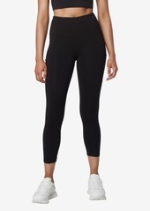 Marc New York Andrew Marc Sport Women's High Rise 7/8 Leggings with Pockets - Black