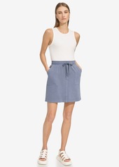 Marc New York Andrew Marc Sport Women's Washed Knit Pull-On Skirt - Ink