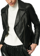 Marc New York Bayside Leather Moto Jacket