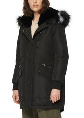 Marc New York Carina Faux-Fur-Trim Hooded Parka Coat