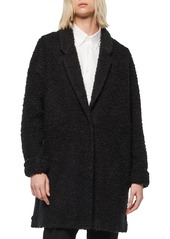 Marc New York Curly Boucle Coat in Black at Nordstrom