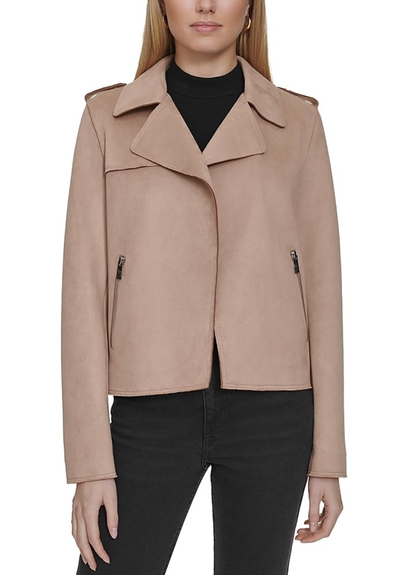 Marc New York Faux Suede Moto Jacket